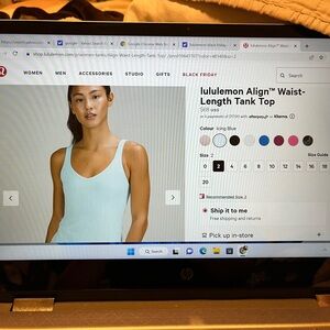 Lululemon align top, size 4